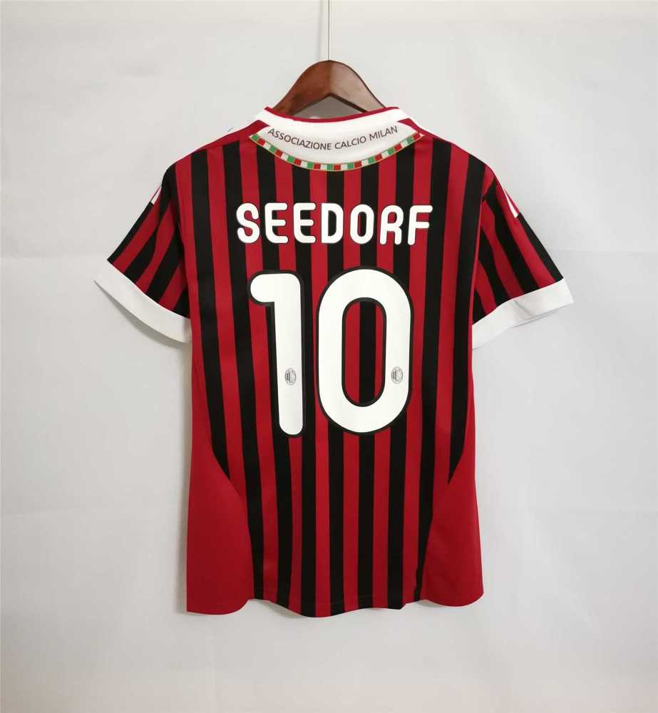 2011-12 AC Milan  Retro Jersey Home