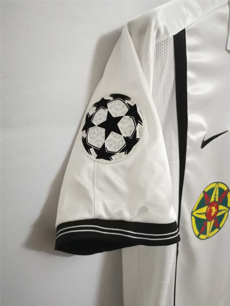 00-01 Valencia  Home Retro Football Jersey