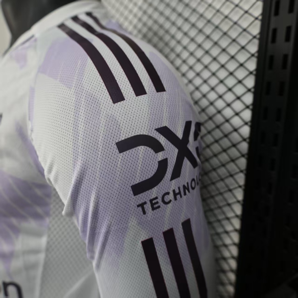 25-26 Manchester United Away Soccer Jersey Long Sleeve