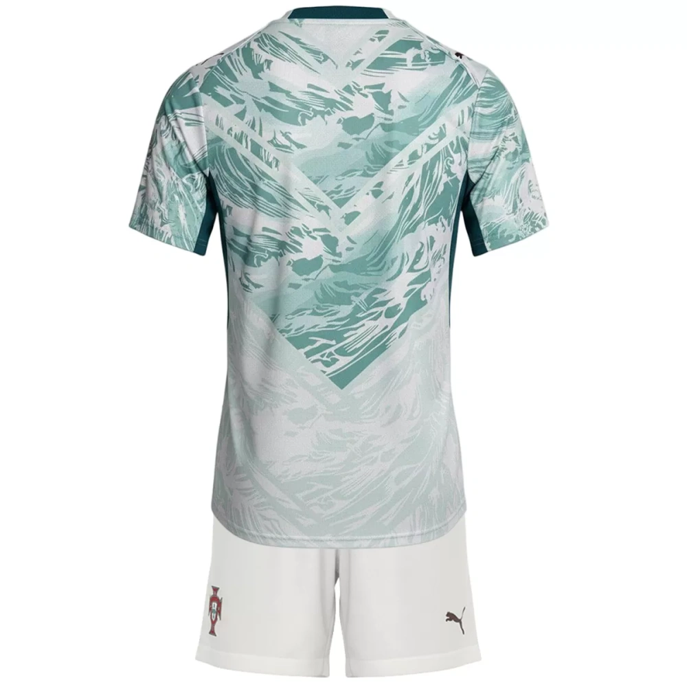 2026 Portugal  Away World Cup Soccer Full Kids Kit Jersey+Shorts+Socks