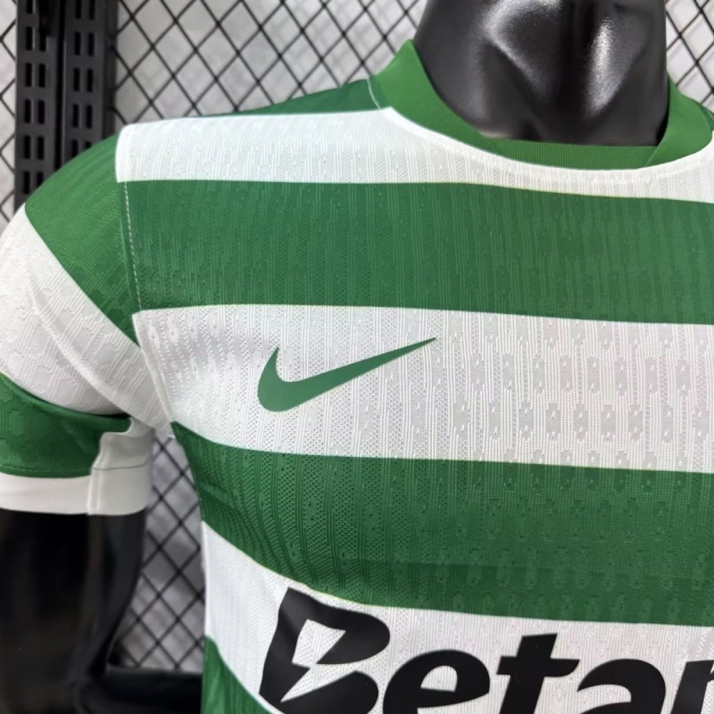 25-26 Sporting CP  Home Soccer Jersey Player Version
