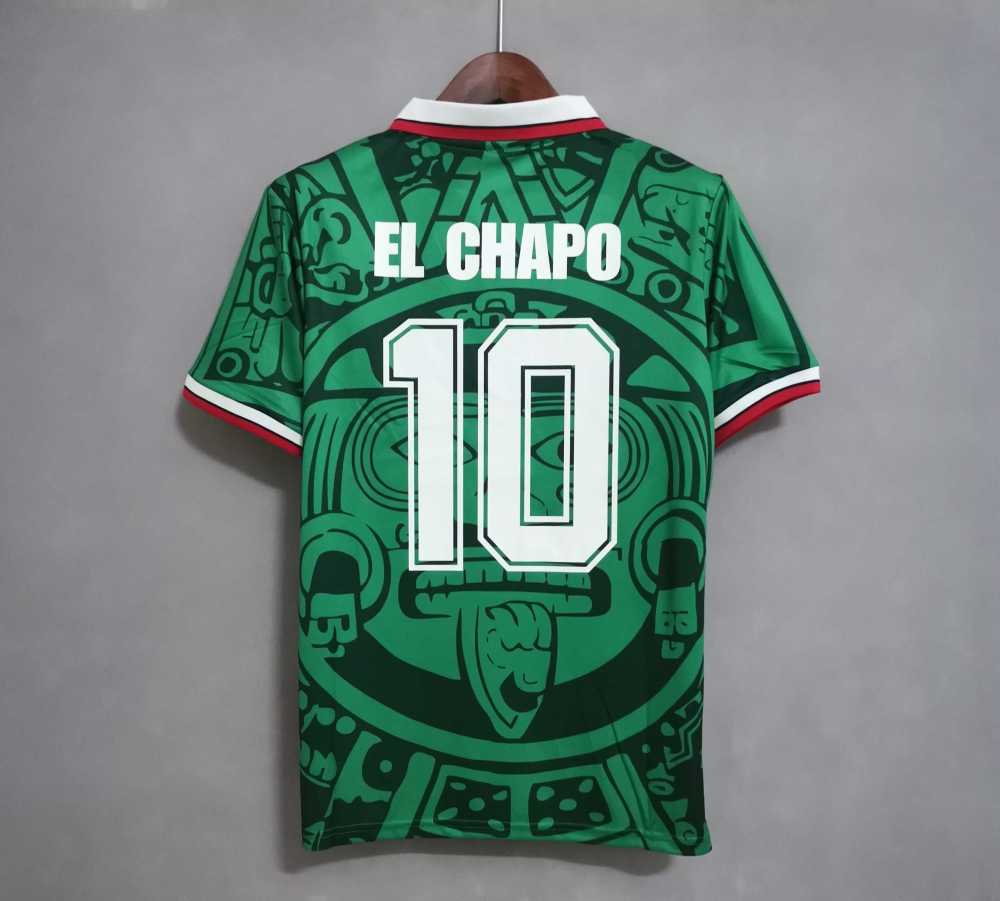 1998 Mexico World Cup Home Retro Jersey