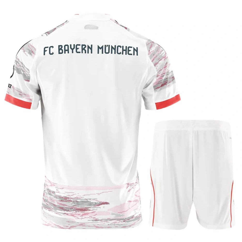 25-26 Bayern Munich Away Football Full Kit Jersey+Shorts+Socks
