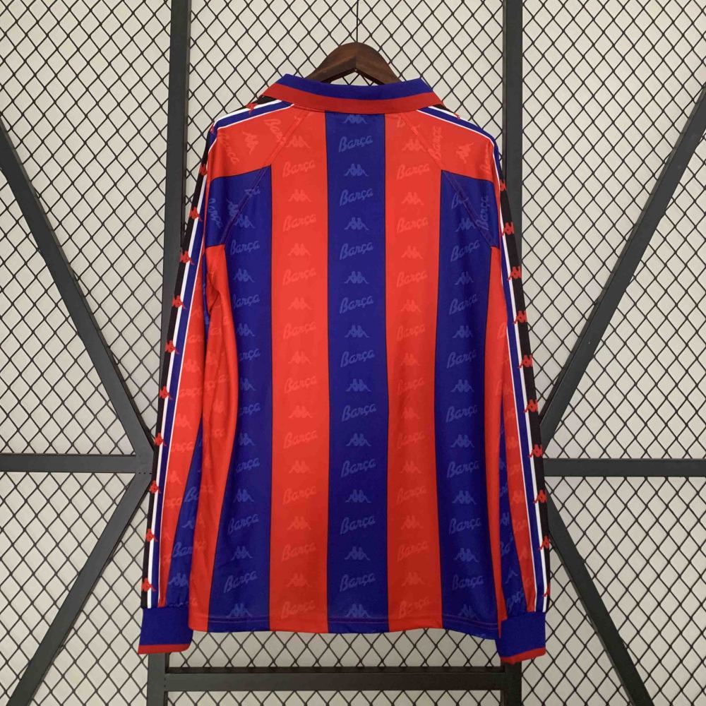 96-97 Barcelona Home Retro Jersey Long Sleeve