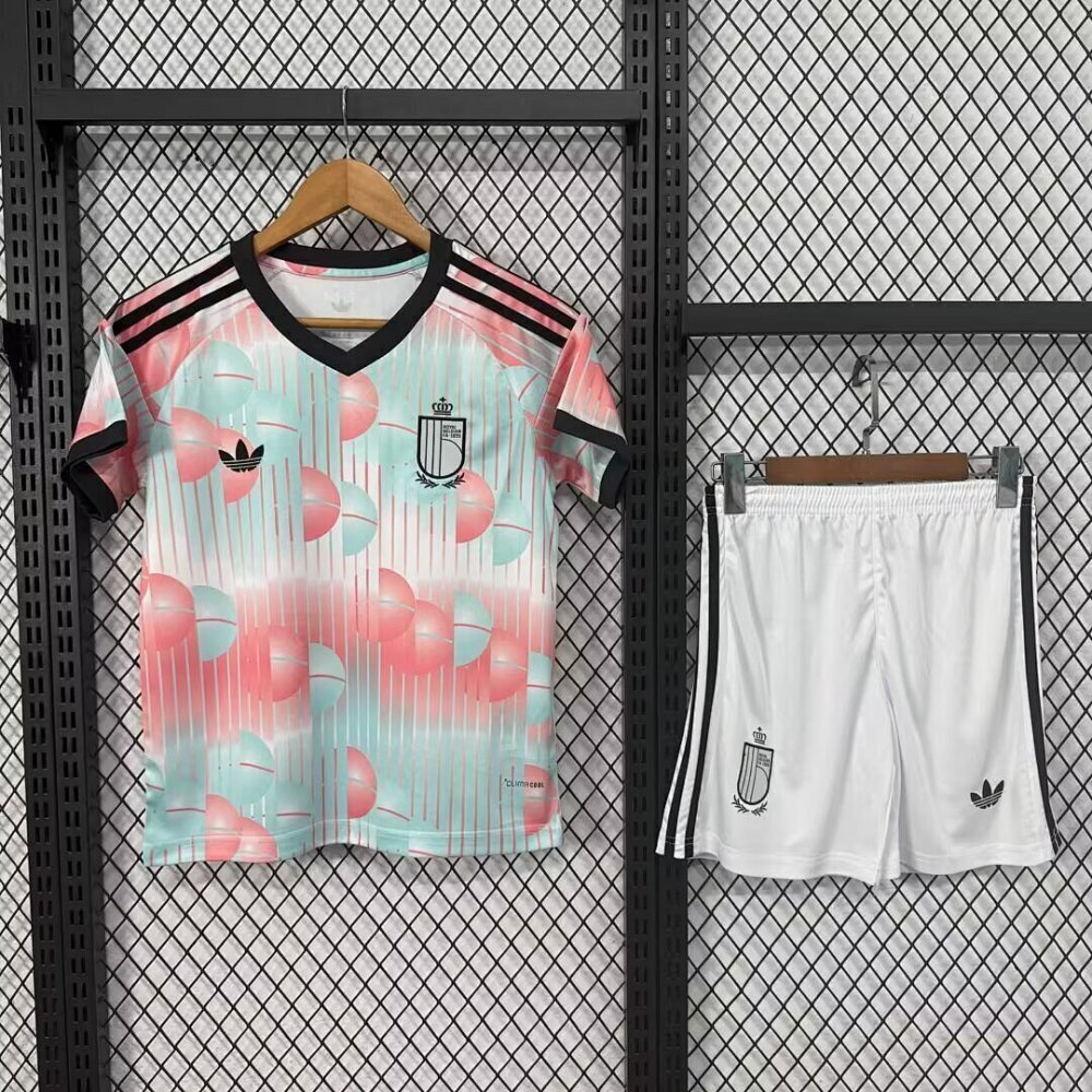 2026 Belgium World Cup Away Football Kids Kit Jersey+Shorts