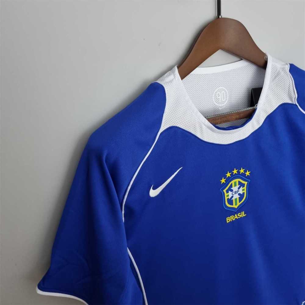 2004 Brazil World Cup Away Retro Soccer Jersey