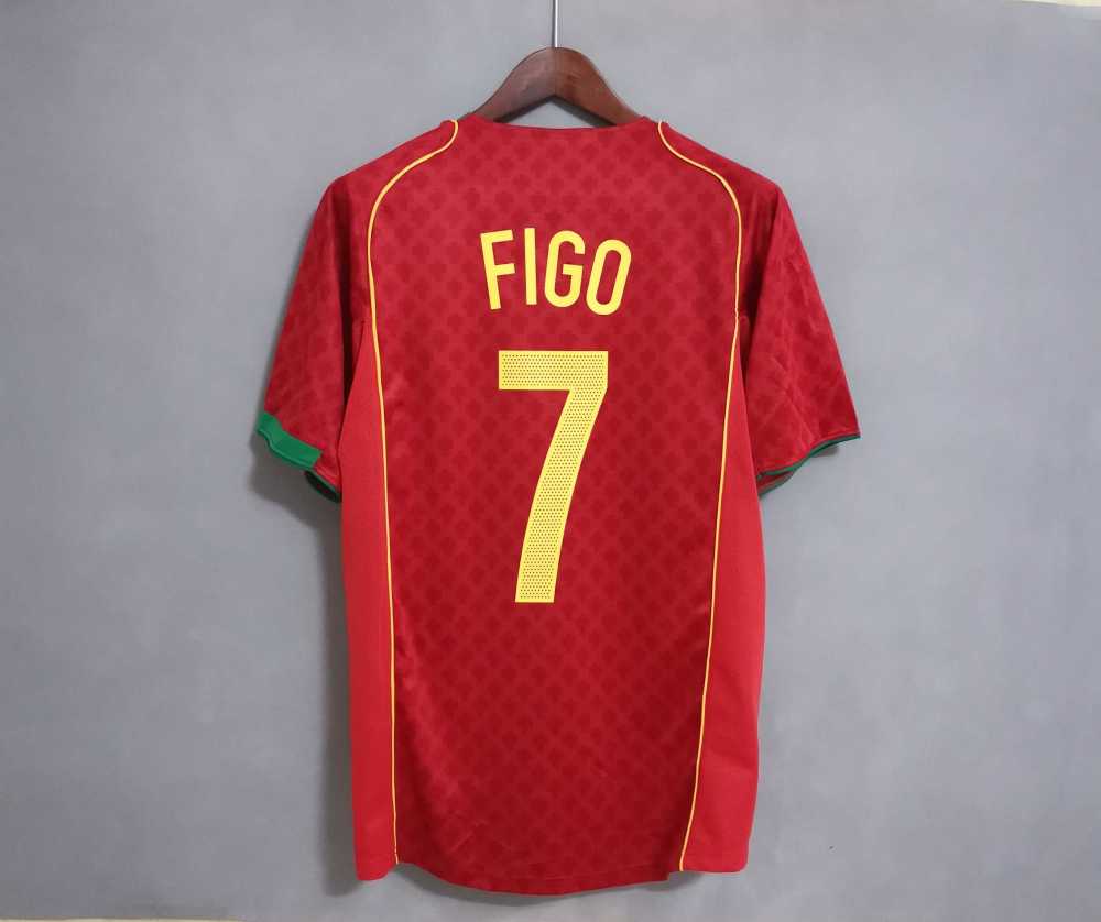2004 Portugal  Euro Cup Home Retro Jersey