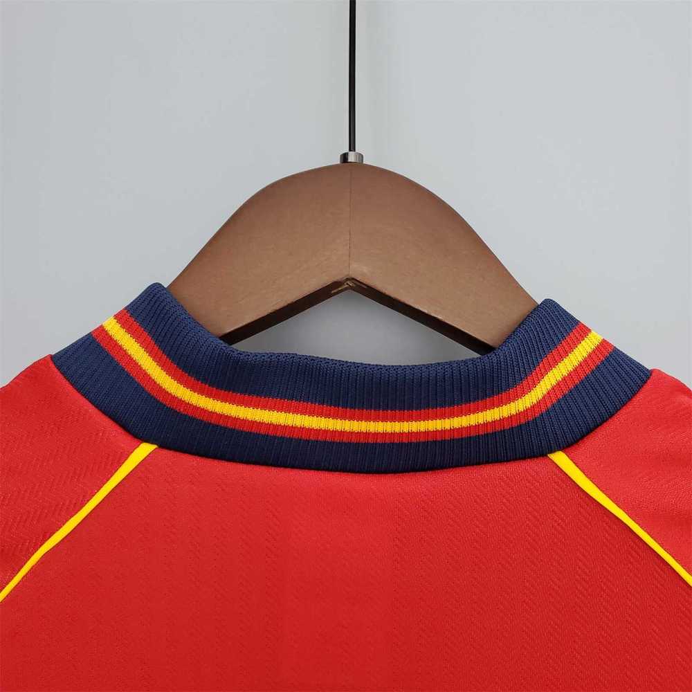 1998 Spain Home World Cup Retro Jersey