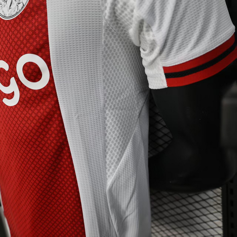 25-26 Ajax Home Soccer Jersey Player Version