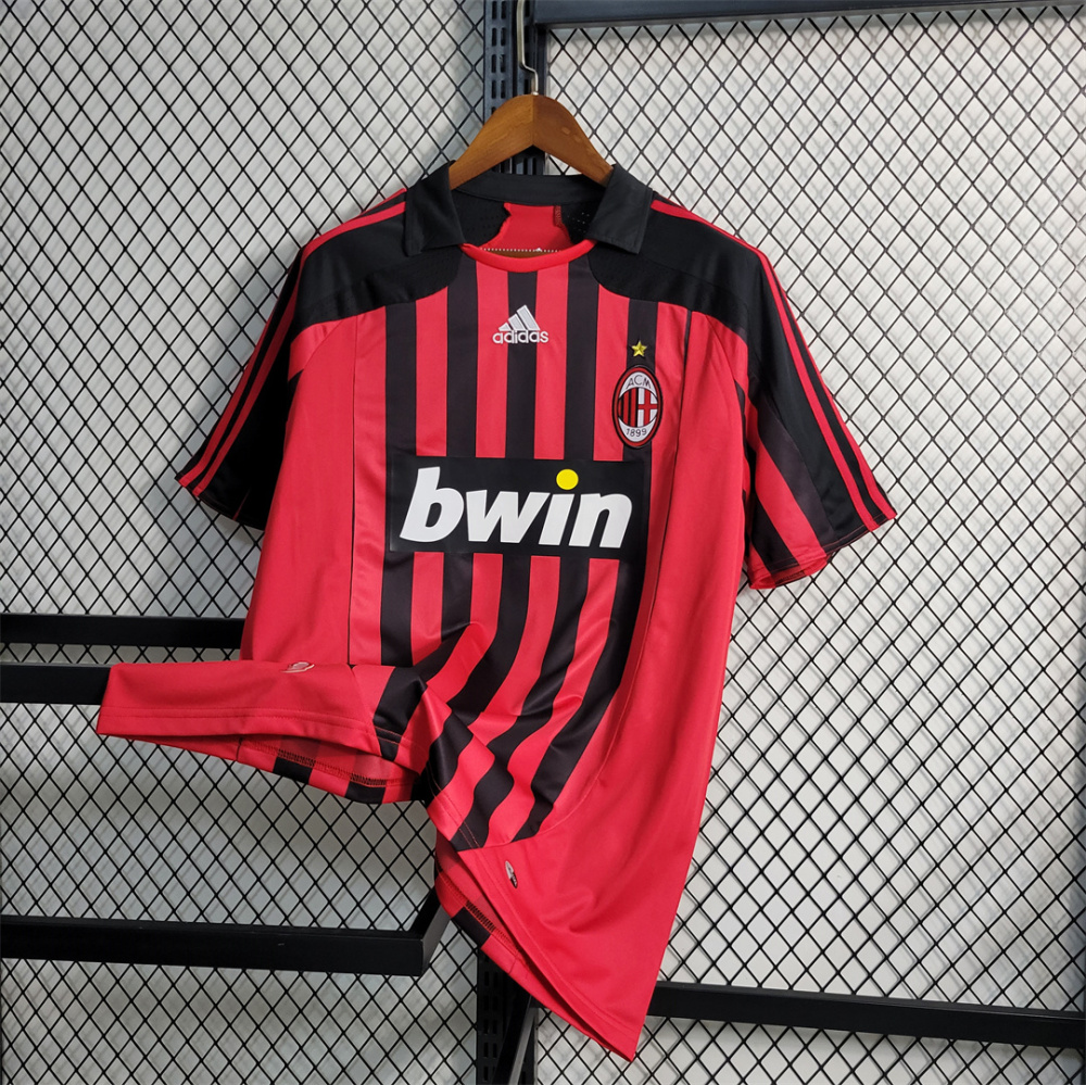 2007-08 AC Milan  Retro Jersey Home