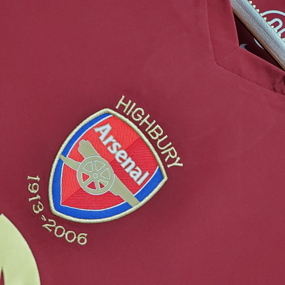 2005-2006 Arsenal Home Retro Version Jersey