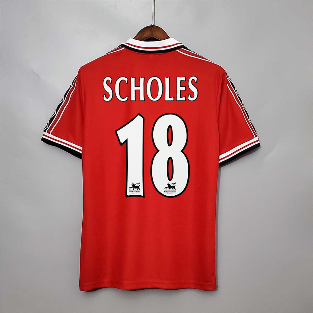 1998-1999 Manchester United Home Retro Jersey