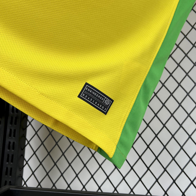 25-26 Brazil Home Football Jersey