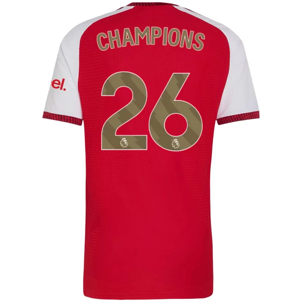 26-27 Arsenal adidas Premier League Champions Authentic Home Shirt