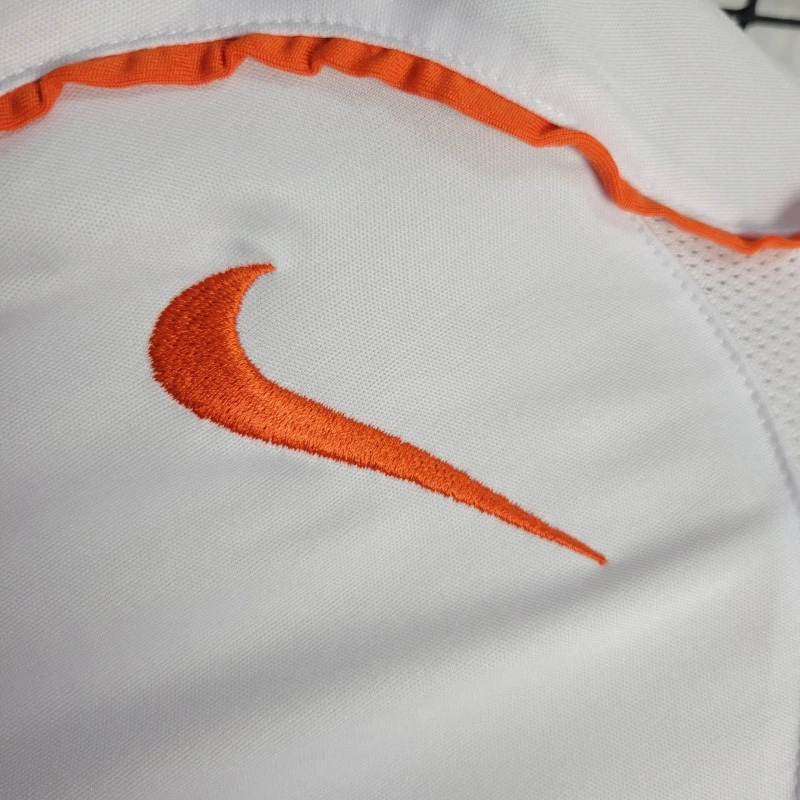 2004 Netherlands  Away Retro Jersey White
