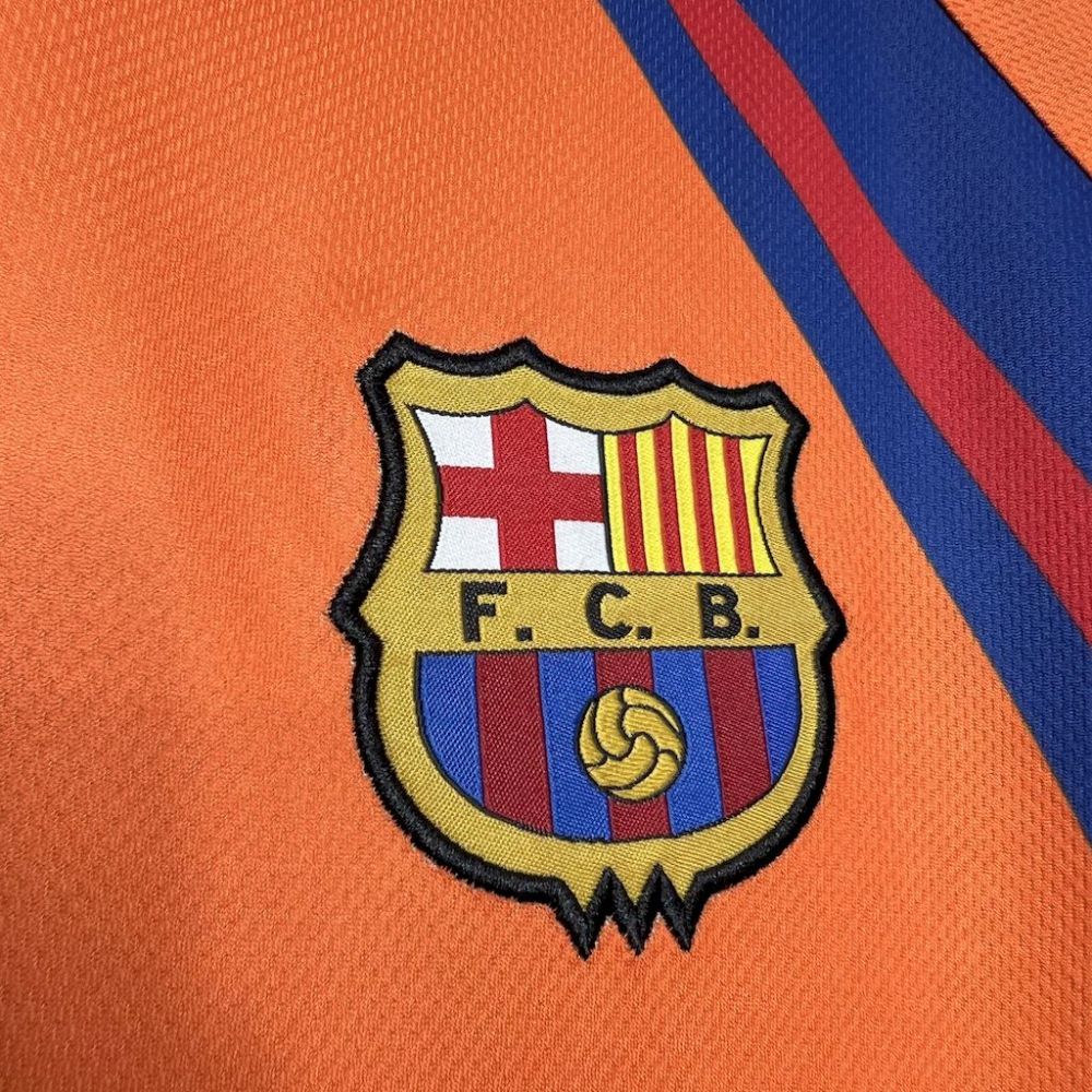 97-98 Barcelona Away Retro Jersey- Classic Style