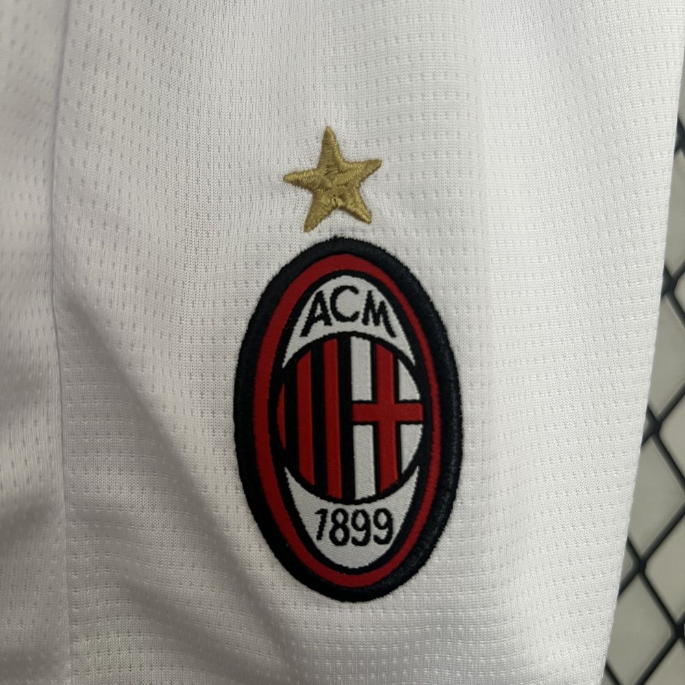 24-25 AC Milan Home Soccer Kids Kit Jersey+Shorts
