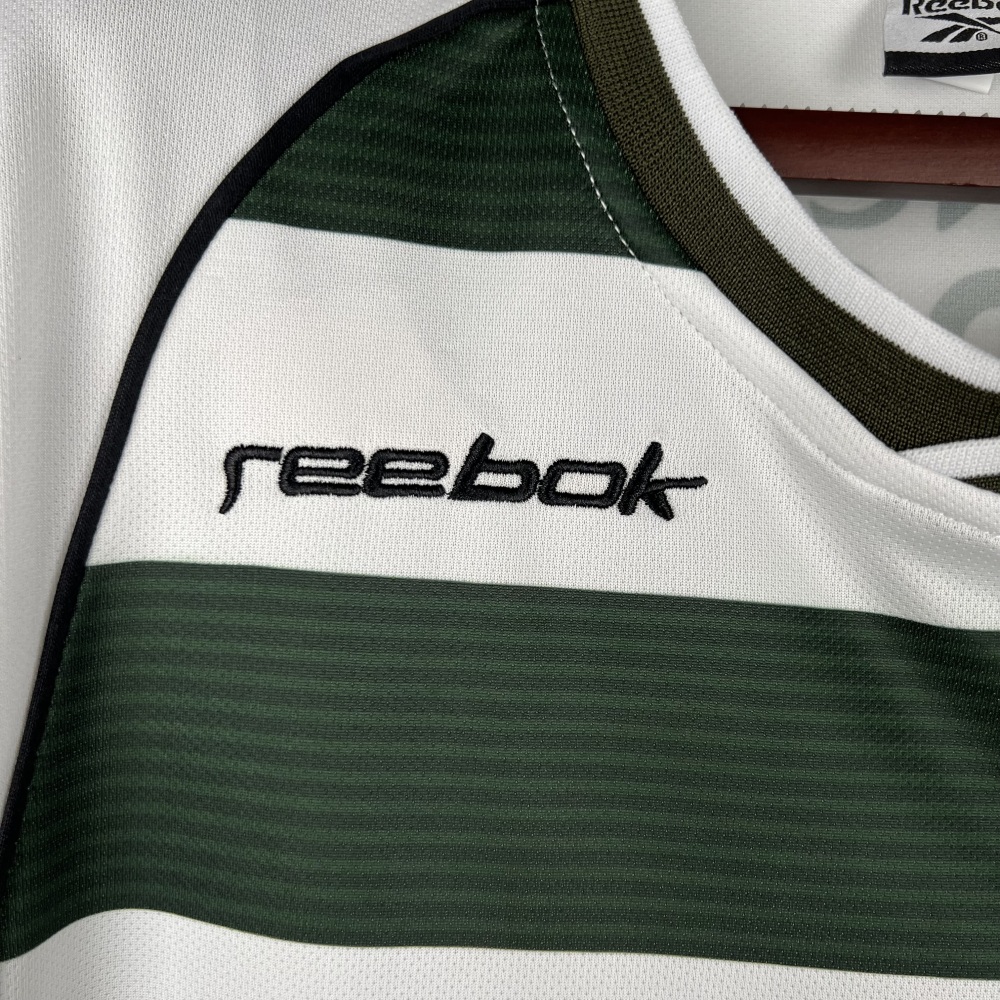 2001/03 Sporting CP  Home Retro Jersey Long Sleeve