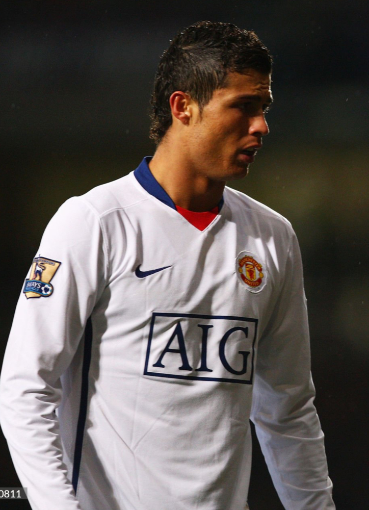 08-09 Manchester United Away Retro Jersey Player Edtion