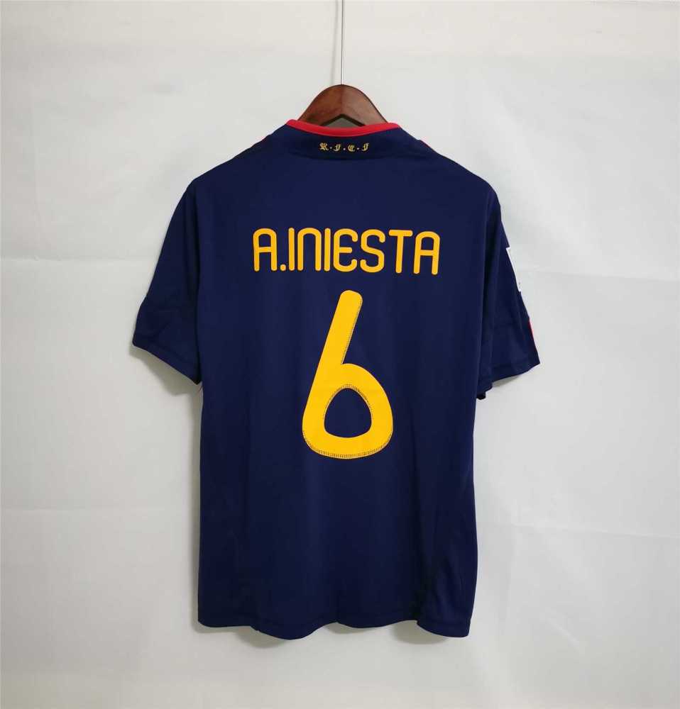 2010 Spain Away World Cup Final Retro Jersey