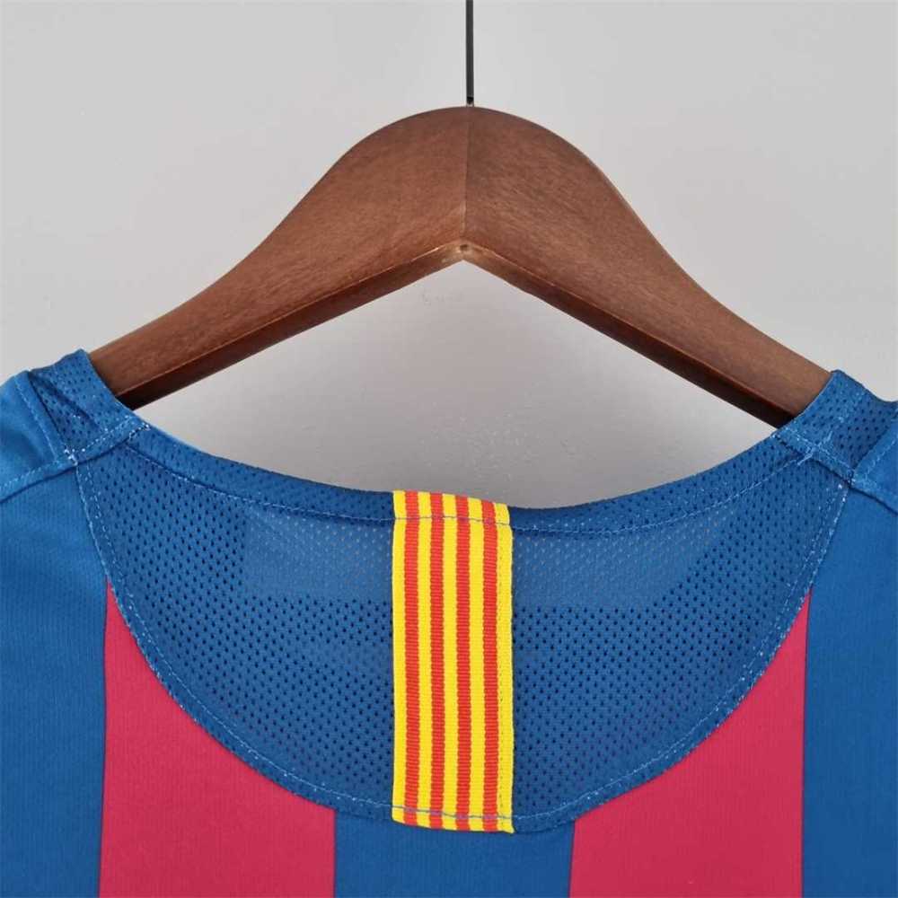 05-06 Barcelona Home Retro Jersey Long Sleeve