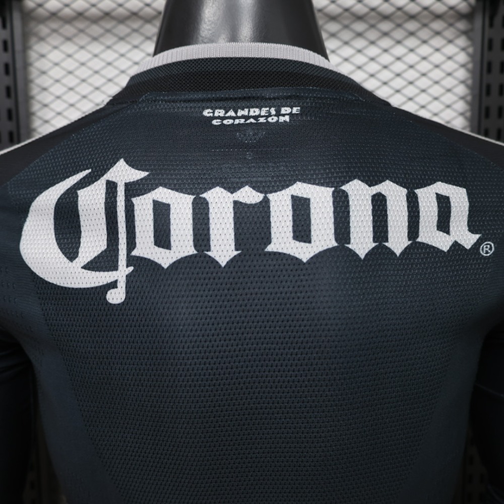26-27 Club America Away Soccer Jersey Player Version Long Sleeve