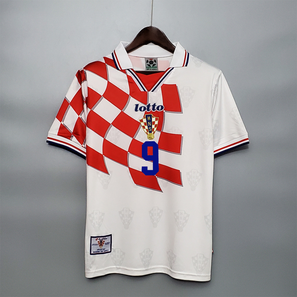 1998 Croatia World Cup Home Retro Jersey