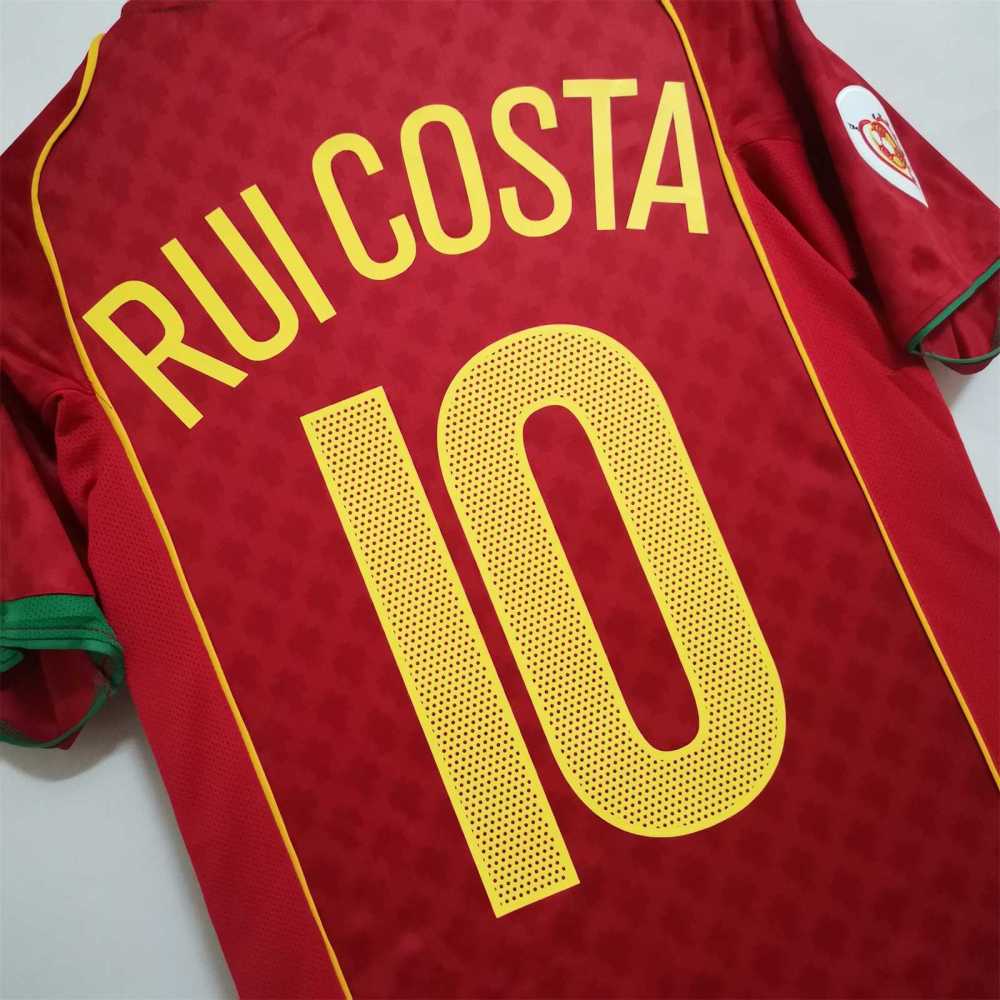 2004 Portugal  Euro Cup Home Retro Jersey