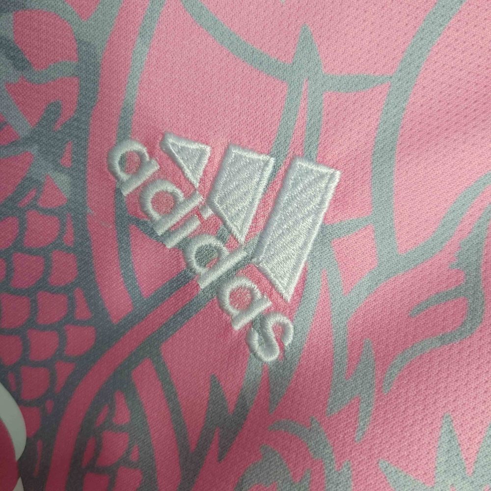 23-24 Real Madrid Pink Dragon Polo Shirt
