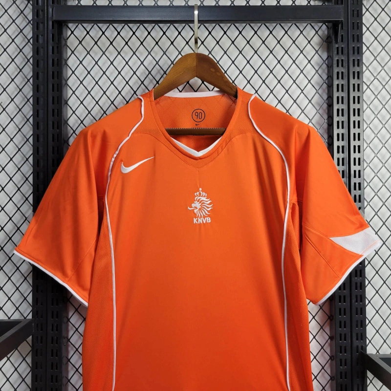 2004 Netherlands  Home Retro Jersey