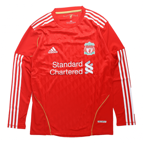 2011/12 Liverpool Home Retro Version Jersey Long Sleeve