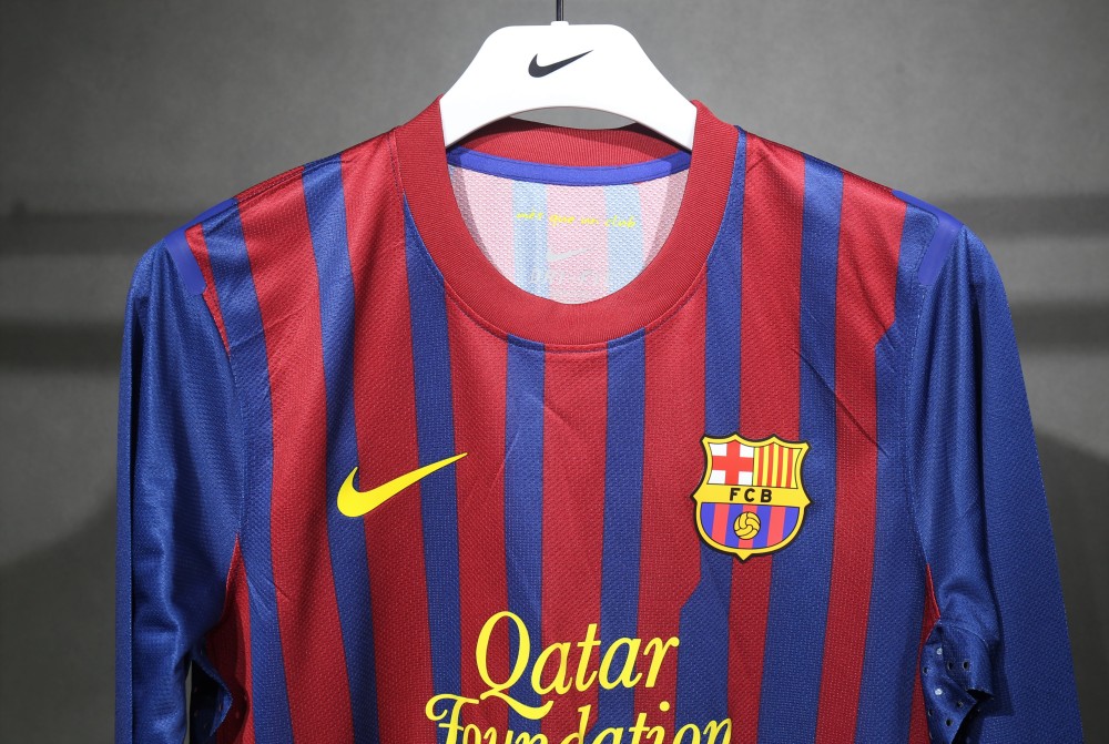 11-12 Barcelona Home Retro Jersey Player Edition Long Sleeve