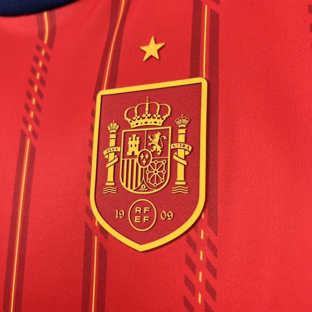 2026 Spain Home World Cup Soccer Kids Kit Jersey+Shorts