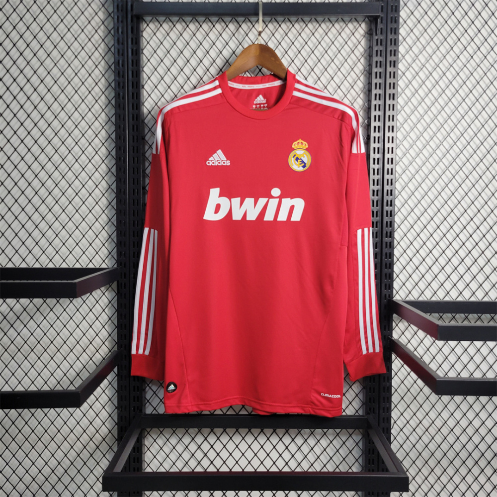11-12 Real Madrid Away Retro Jersey Lond Sleeve