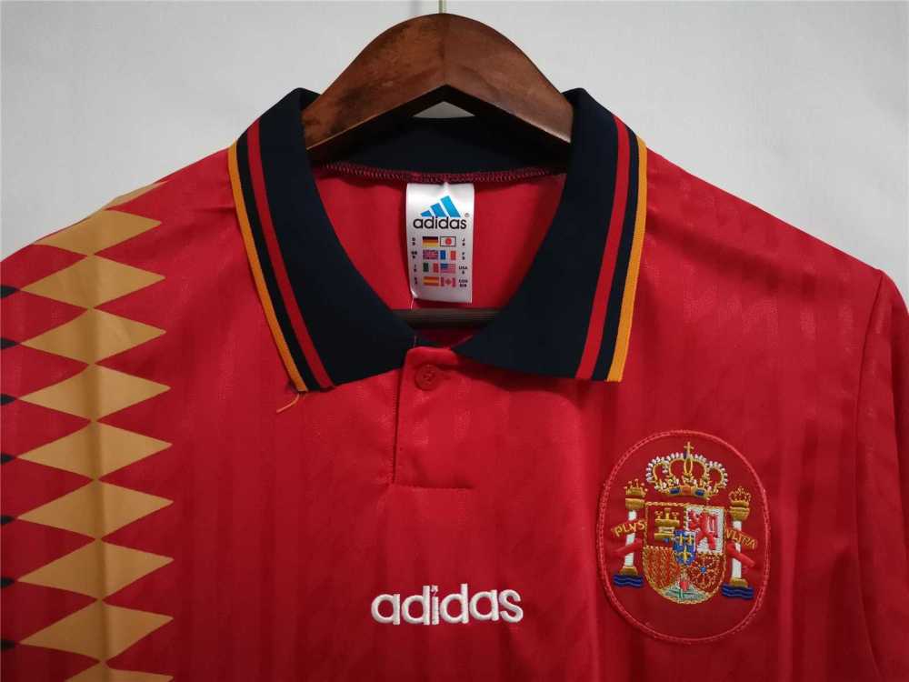 1994 Spain Home World Cup Retro Jersey