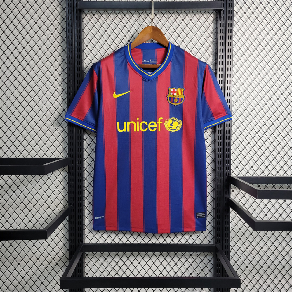 09-10 Barcelona Home Retro Jersey