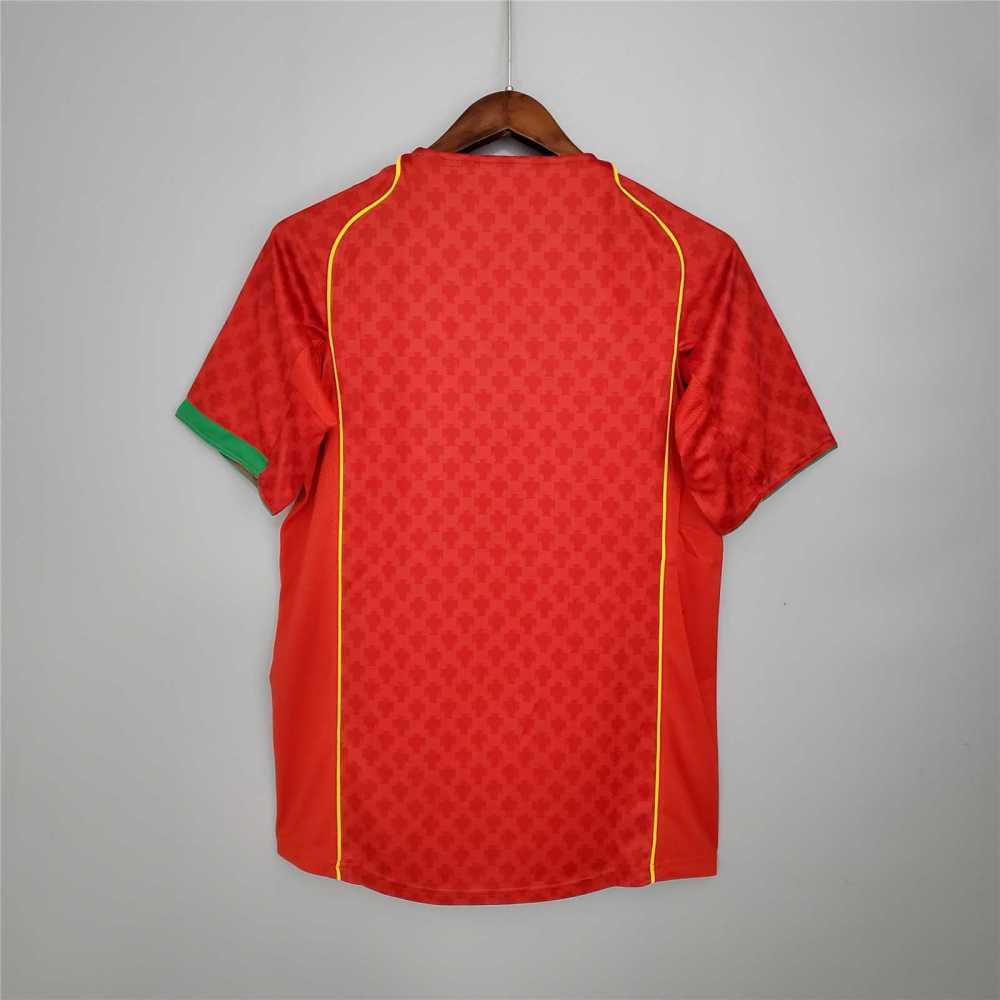 2004 Portugal  Euro Cup Home Retro Jersey