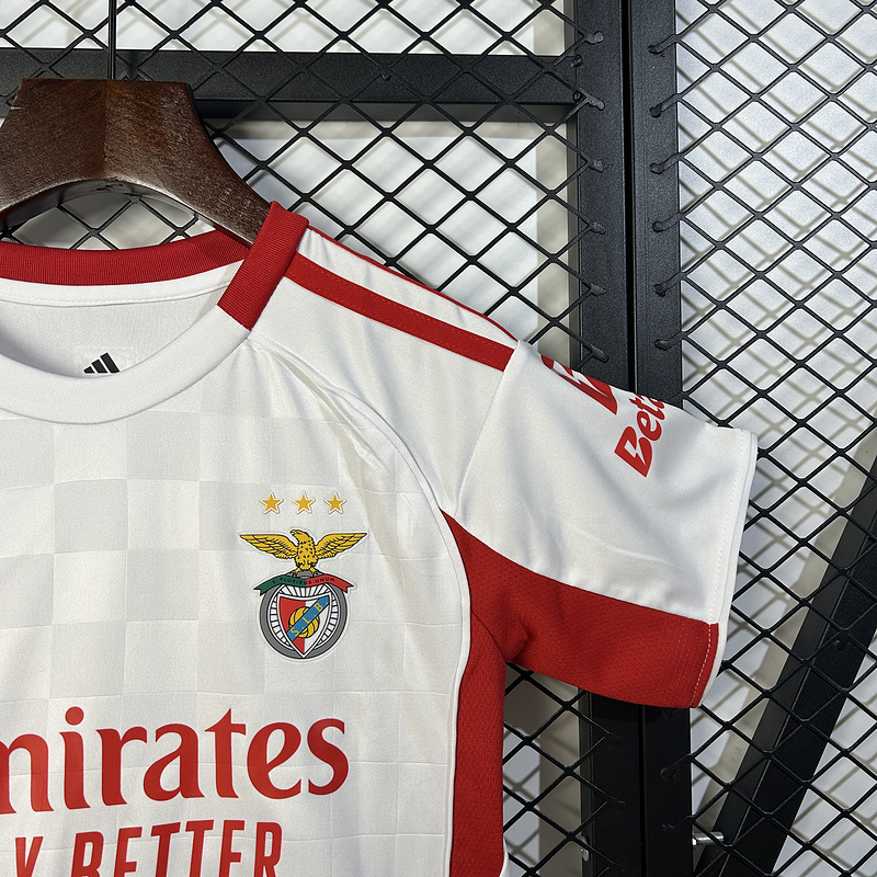 25-26 Benfica Second Away Football Kids Kit Jersey+Shorts