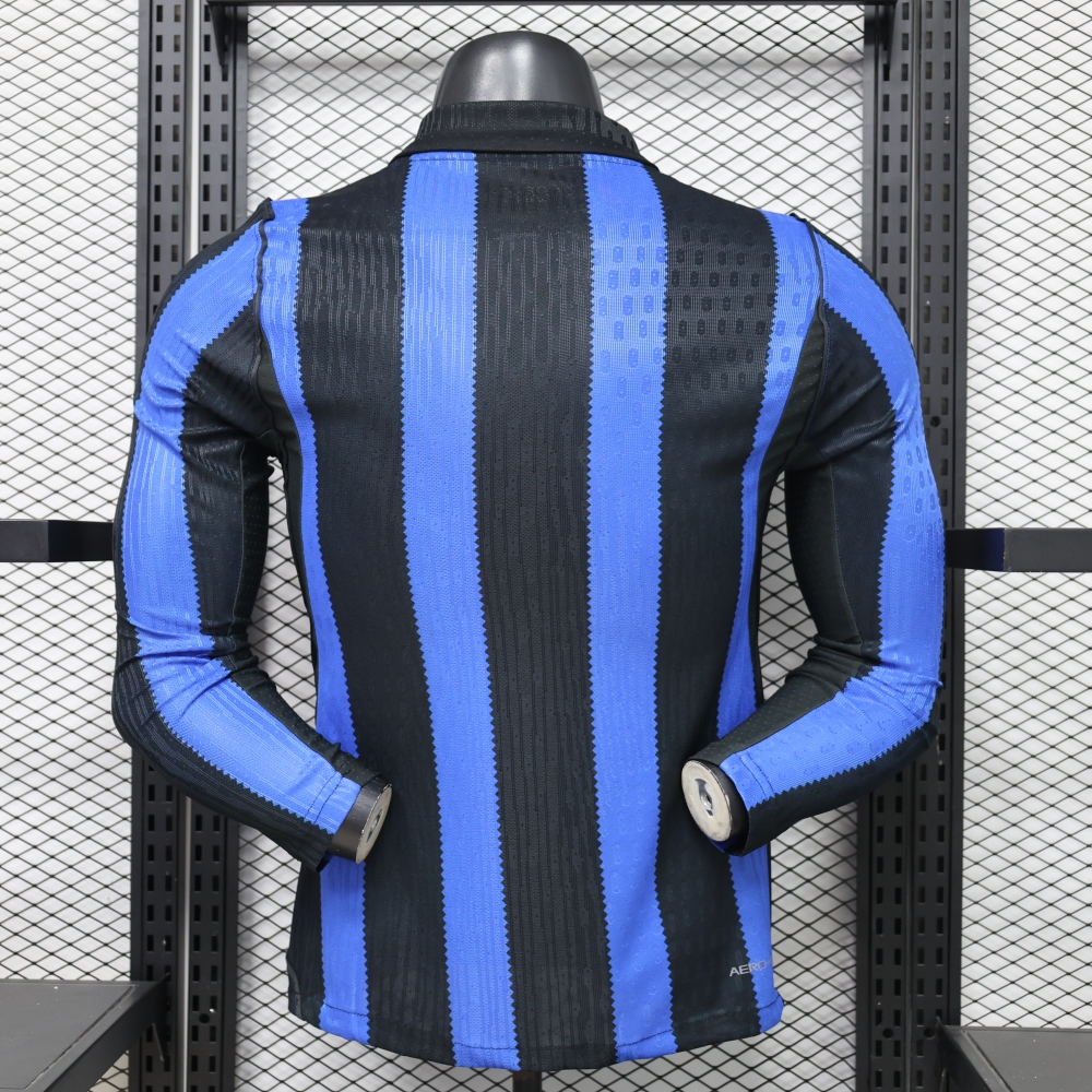 26-27 Inter Milan Home Kit Jersey Player Version Long Sleeve