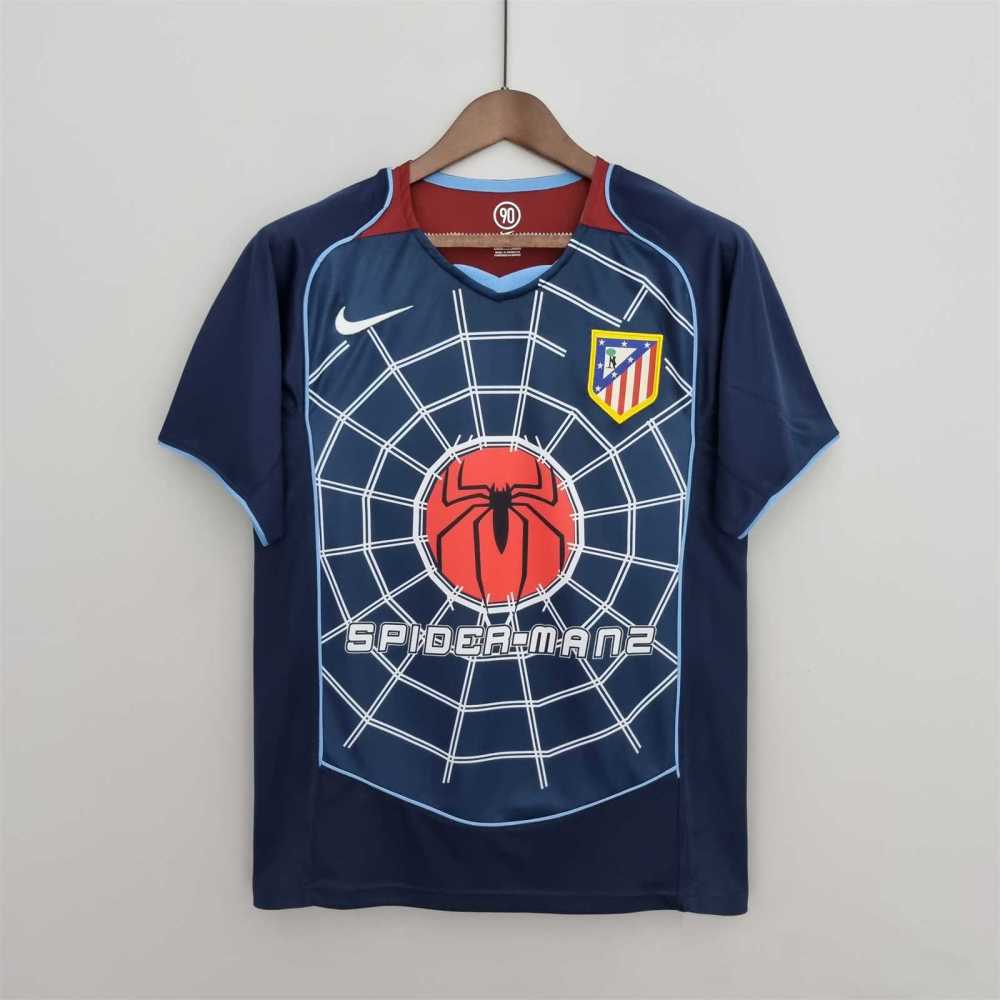 2004-2005 Atletico Madrid Away Jersey Fan Version