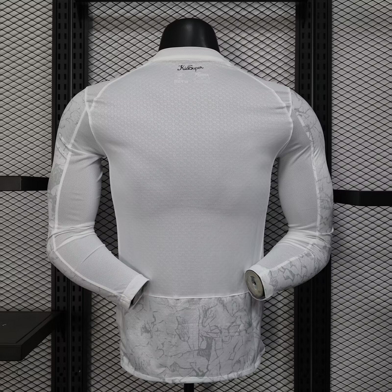 25-26 Manchester City Away Soccer Jersey Long Sleeve