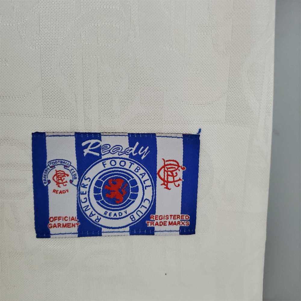 1996-97 Glasgow Rangers Away Soccer Retro Jersey