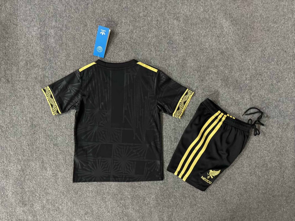 Mexico Third Kids Kit Jersey +Shorts Gold Cup 2025