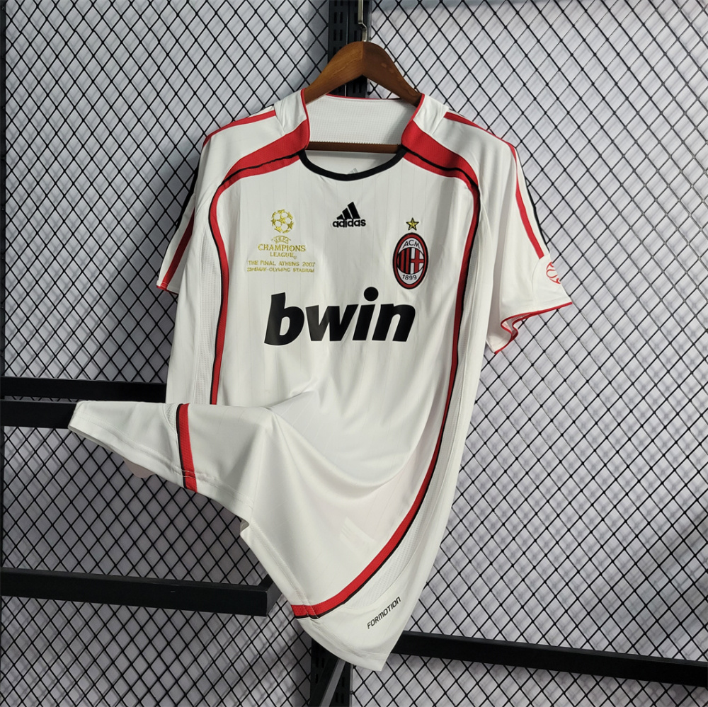 AC Milan Kaká#22 UCL Final Retro Jersey Away 2006/07