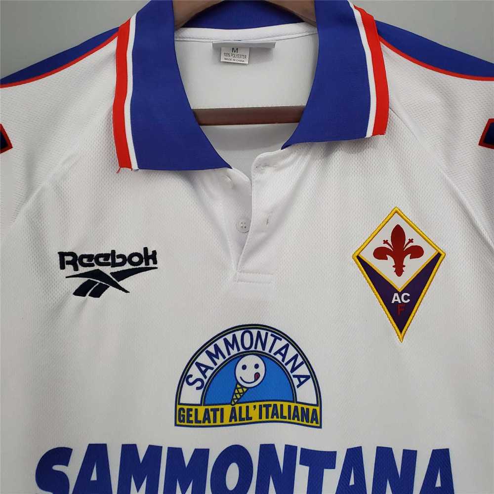 1995-1997 Fiorentina Soccer Away Jersey Retro Version