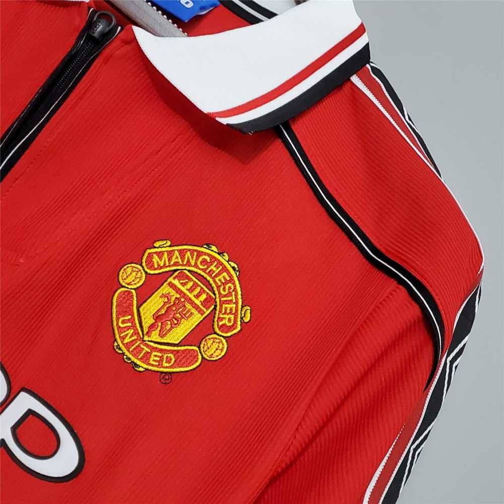1998-1999 Manchester United Home Retro Jersey Long Sleeve
