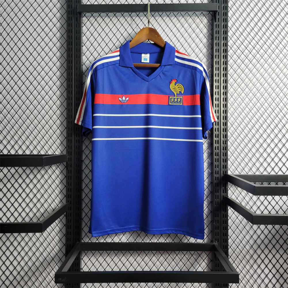 1984 France World Cup Home Retro Jersey