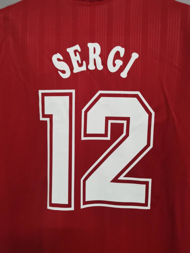 1996 Spain Home Euro Cup Retro Jersey