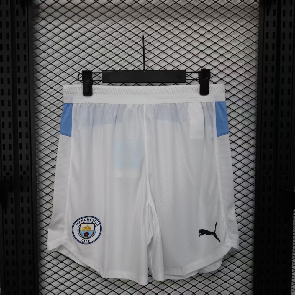25-26 Manchester City Home Soccer Shorts Player Version