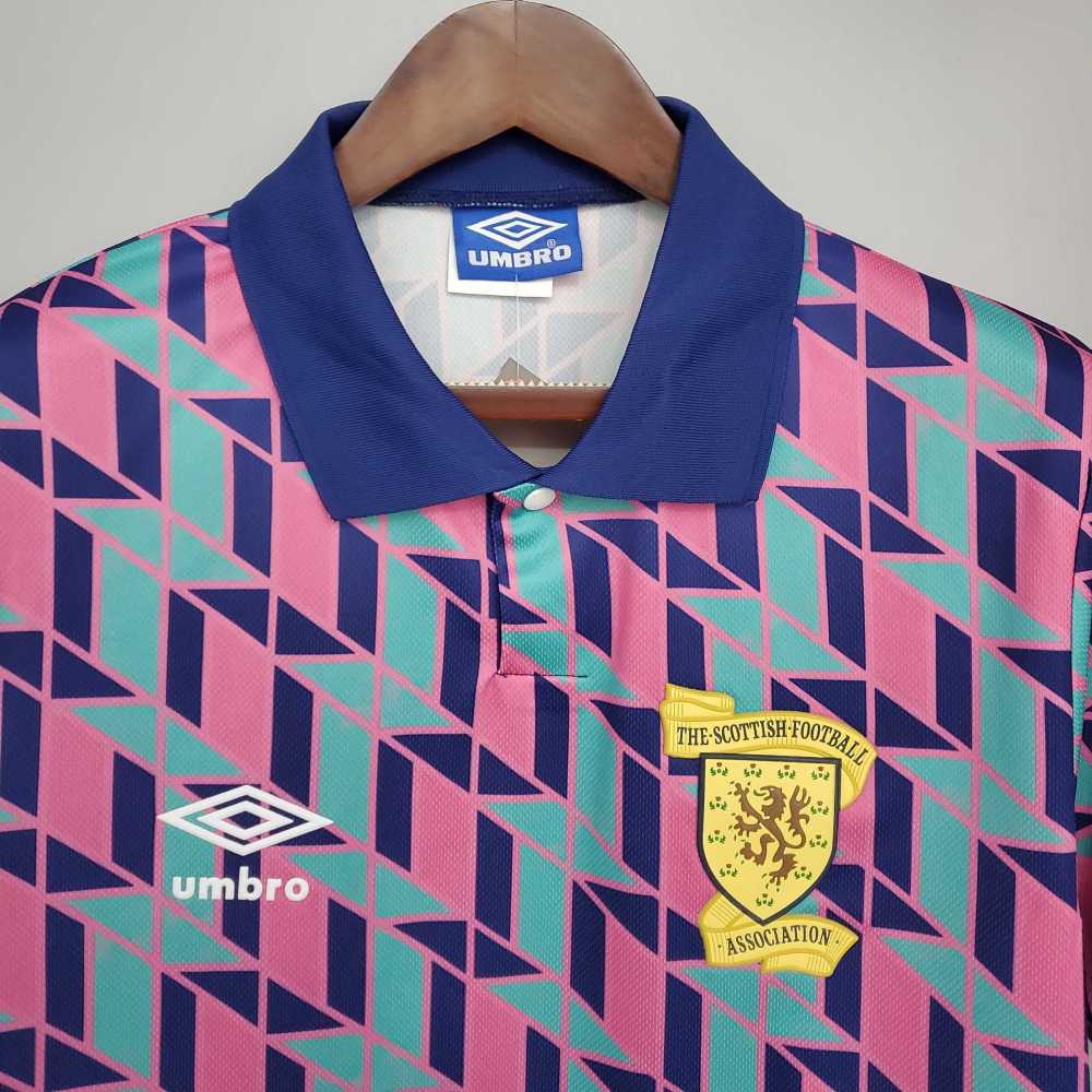 89-90 Scotland Away Soccer Retro Jersey